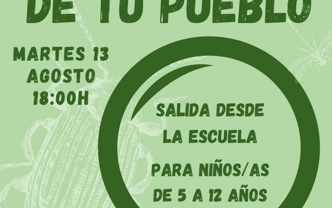 CONOCIENDO LOS BICHOS TE TU PUEBLO