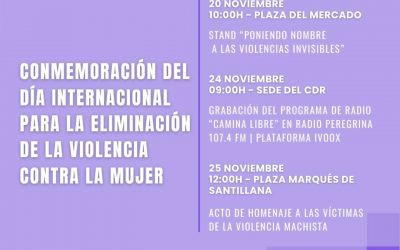 PROGRAMA DE ACTOS CONTRA LA VIOLENCIA DE GÉNERO 2025