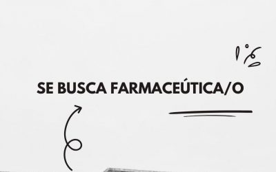 SE BUSCA FARMACEÚTICA/O