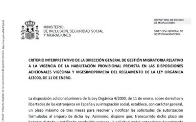 Comunicado ministerial sobre el retraso en las resoluciones del proceso de regularización extraordinario